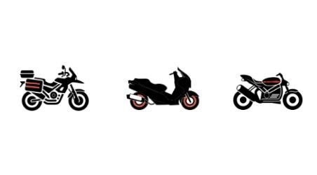 Motos con marchas, automáticas y scooters